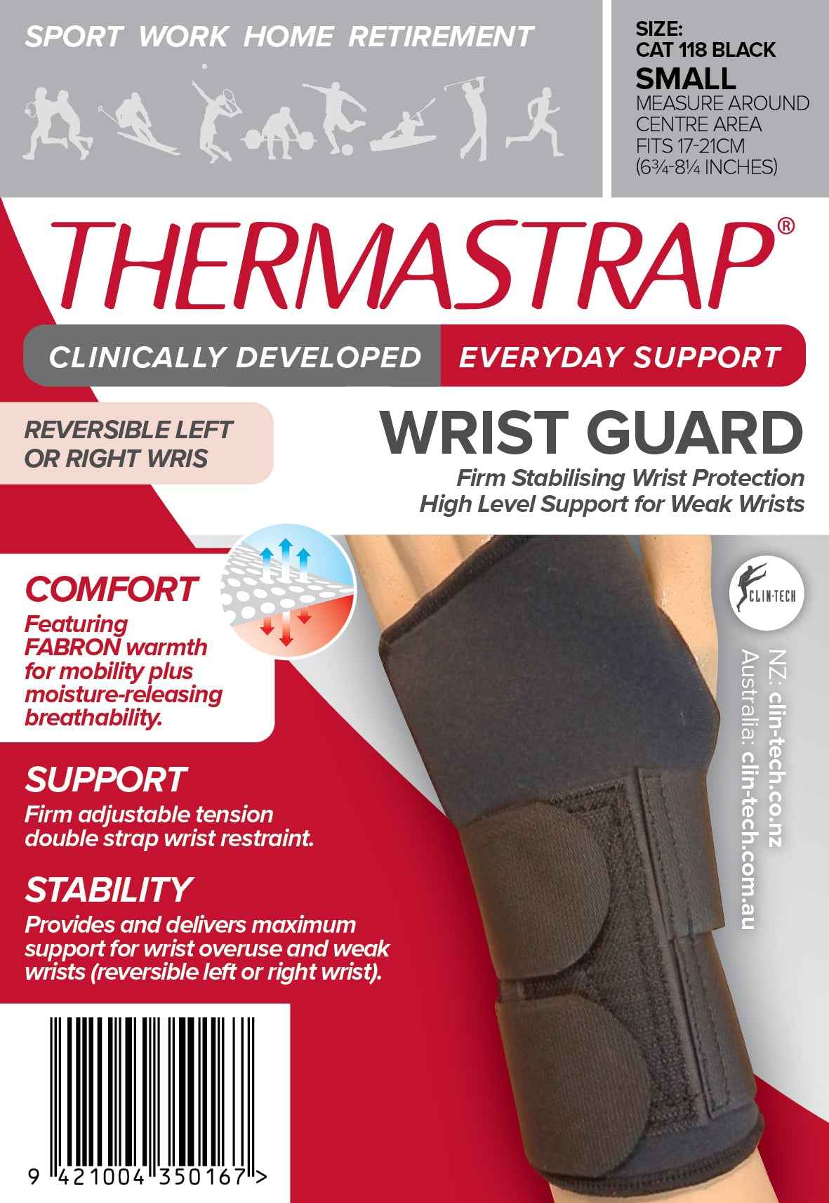 Thermastrap Wrist Guard for Ultimate Wrist Support - Clin - Tech NZ Limited