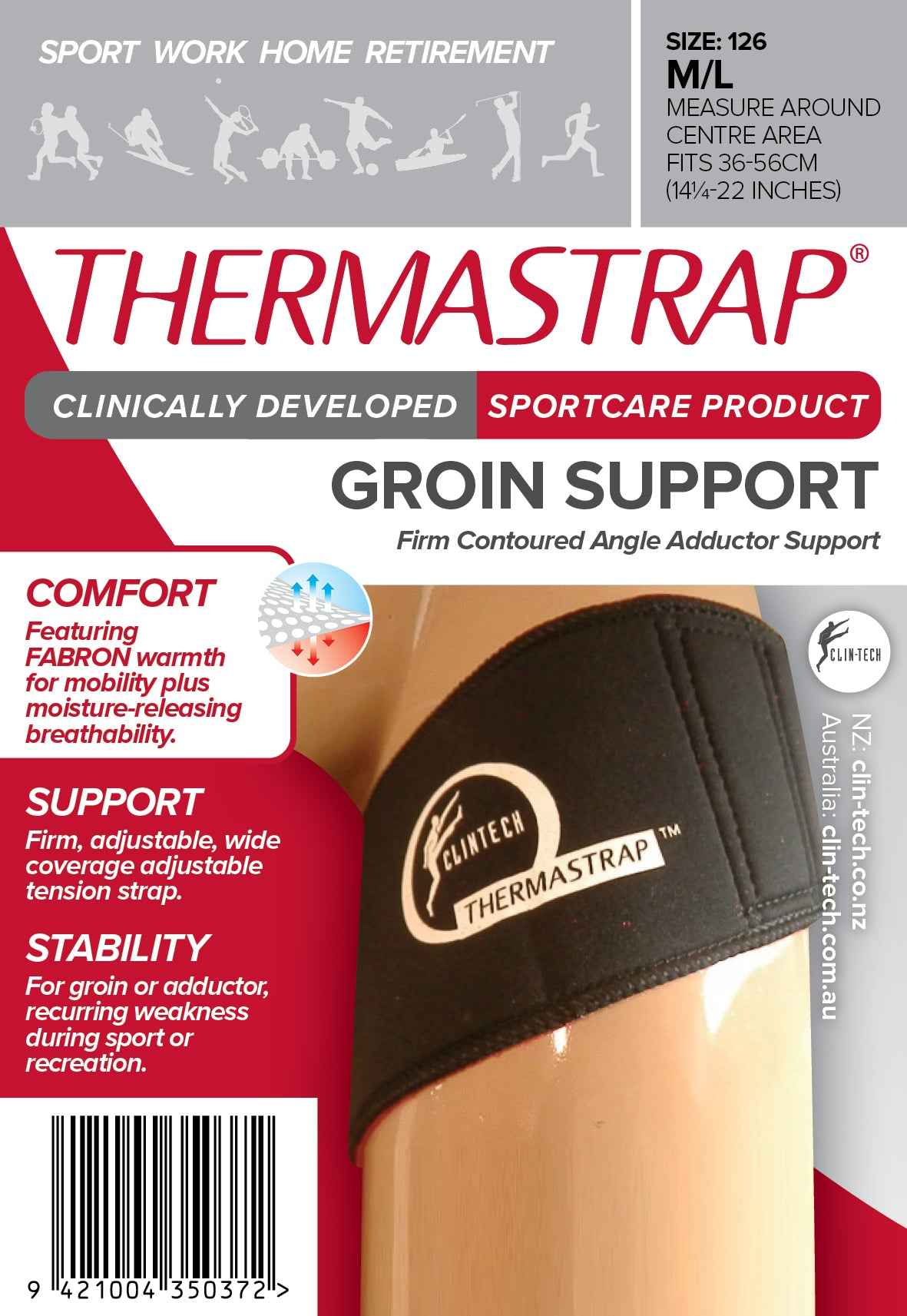 Thermastrap Groin Strap - Clin - Tech NZ Limited
