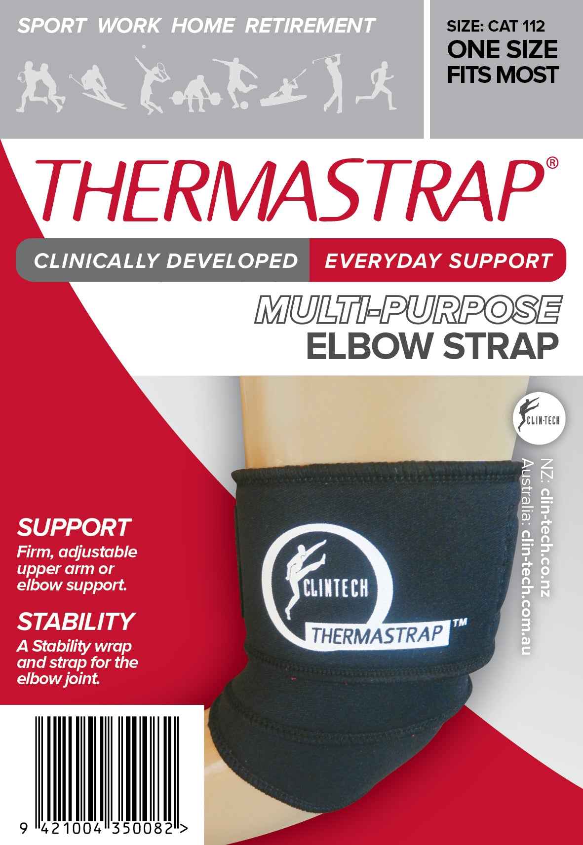Thermastrap Multi - Purpose Elbow Strap - Clin - Tech NZ Limited