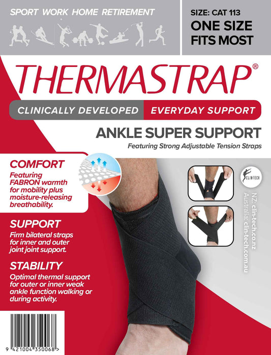 Thermastrap SUPER Ankle Support - Clin - Tech NZ Limited