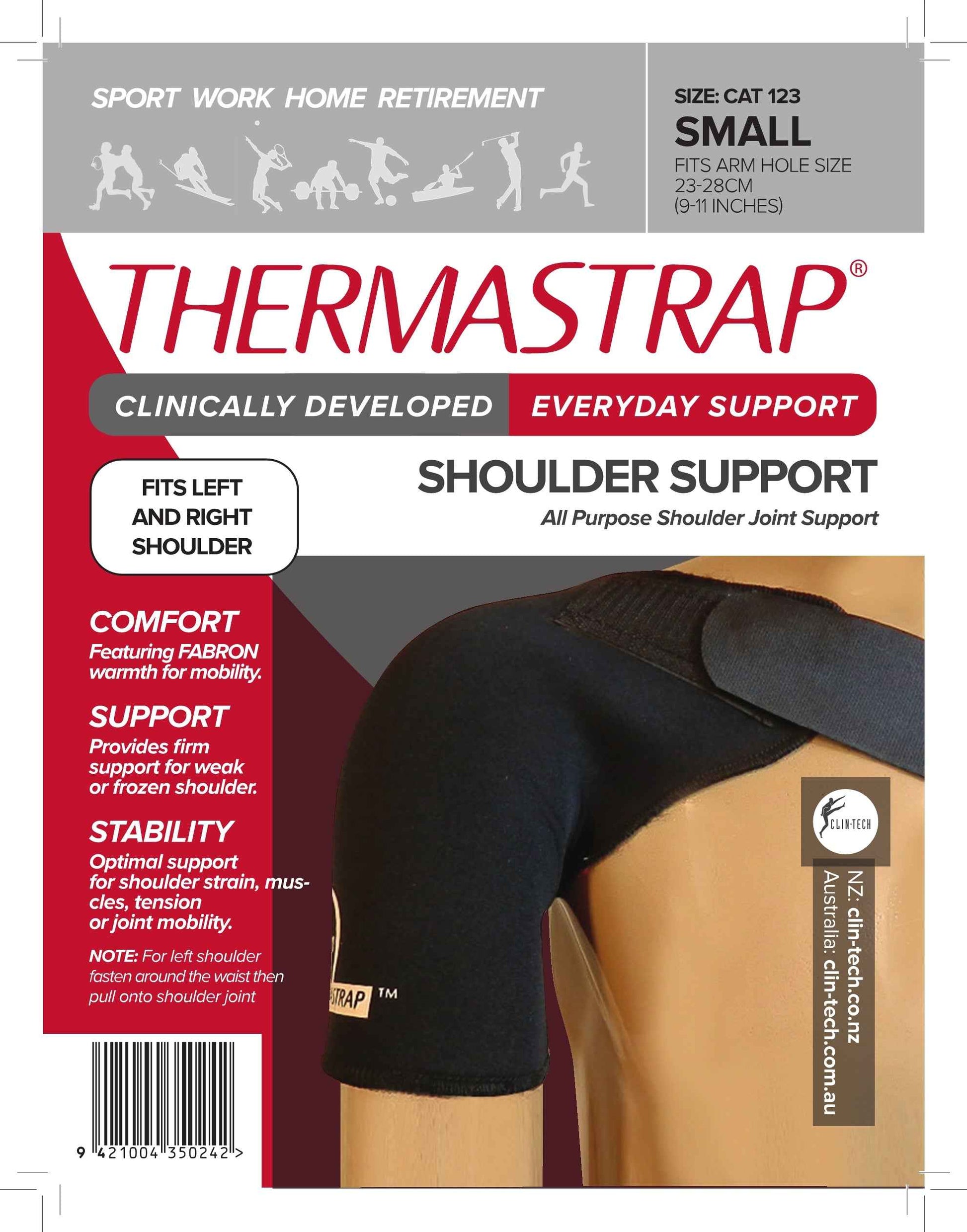 Thermastrap Shoulder Support Black - Clin - Tech NZ Limited