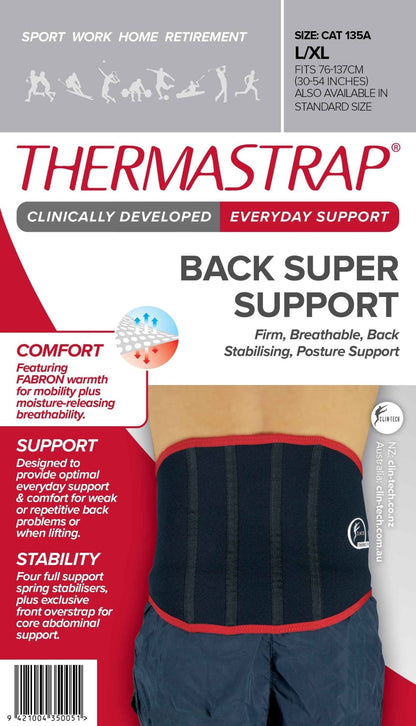 Thermastrap SUPER Back Support - Clin - Tech NZ Limited