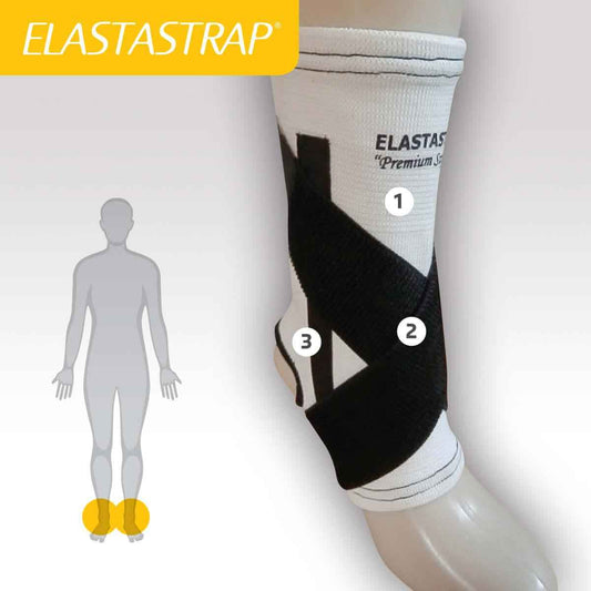 Elastastrap Compression Premium Sport Ankle Stabiliser - Clin - Tech NZ Limited
